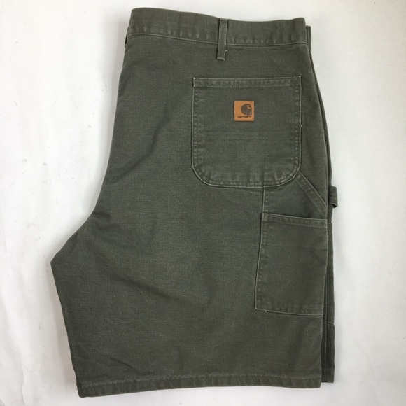 Carhartt Washed Duck Work Short Green 46 - Picture 14 of 16